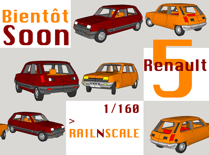 [RAIL N SCALE] Renault 5 2-teasern2207