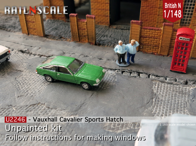 [RAIL N SCALE] Opel Manta et Vauxhall Cavalier Sports Hatch Au2246c