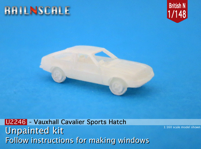 [RAIL N SCALE] Opel Manta et Vauxhall Cavalier Sports Hatch Au2246x