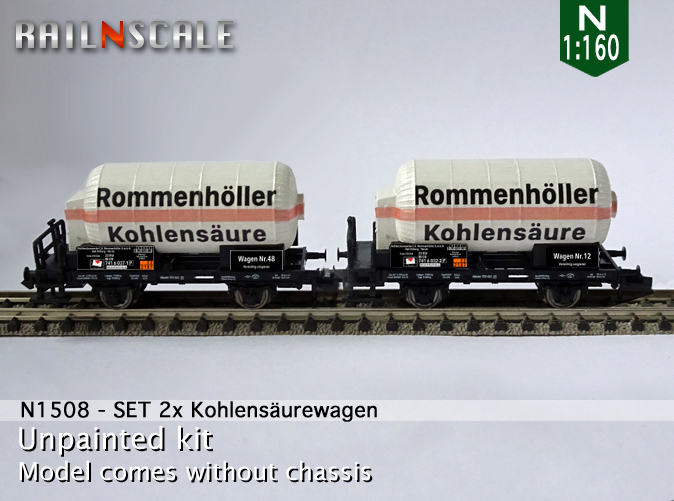 [RAILNSCALE] Wagon-citerne Rommenhöller 0-n1508a