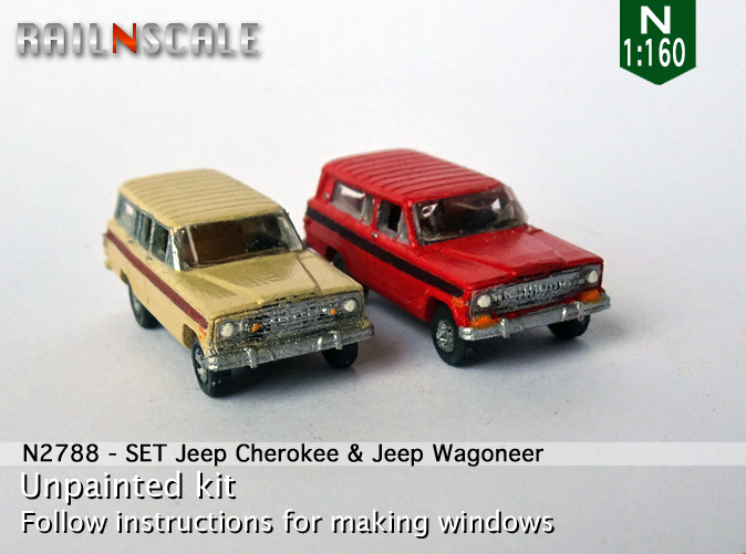 [RAIL N SCALE] Jeep Wagoneer et Cherokee 0n2788b