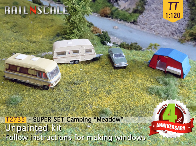 [RAIL N SCALE] Camping Super Sets At2735a