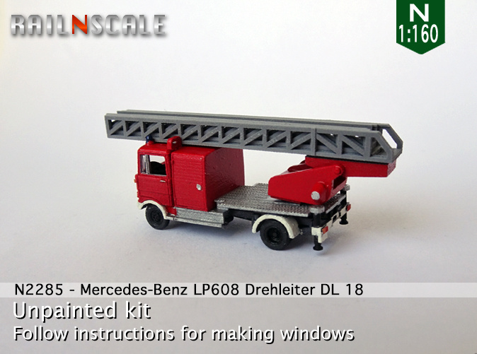 [RAILNSCALE] Mercedes-Benz Camions de pompiers 1n2285d