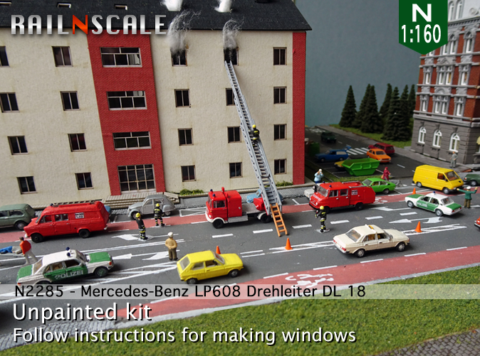 [RAILNSCALE] Mercedes-Benz Camions de pompiers 1n2285f